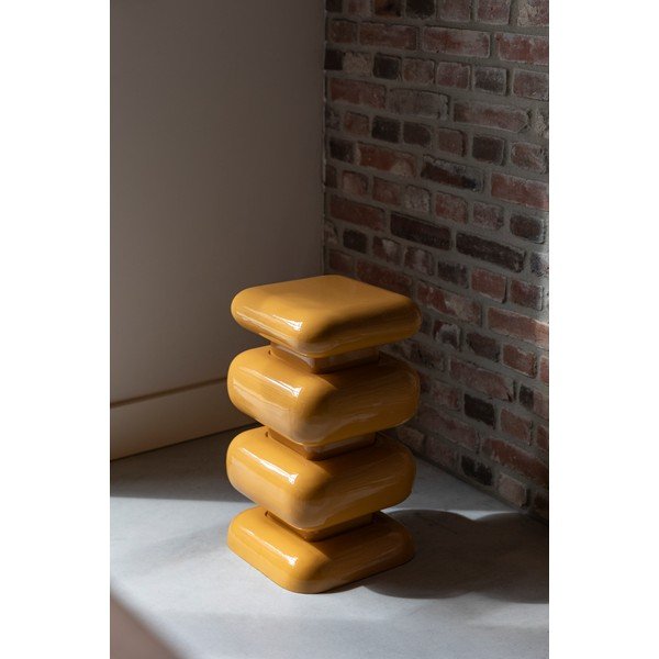 Kovinska stranska mizica 29x29 cm Stubby – Dutchbone-image-1