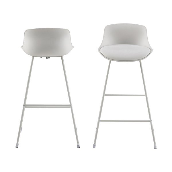 Bel barski stol (višina sedeža 76 cm) Tina – Actona-image-3