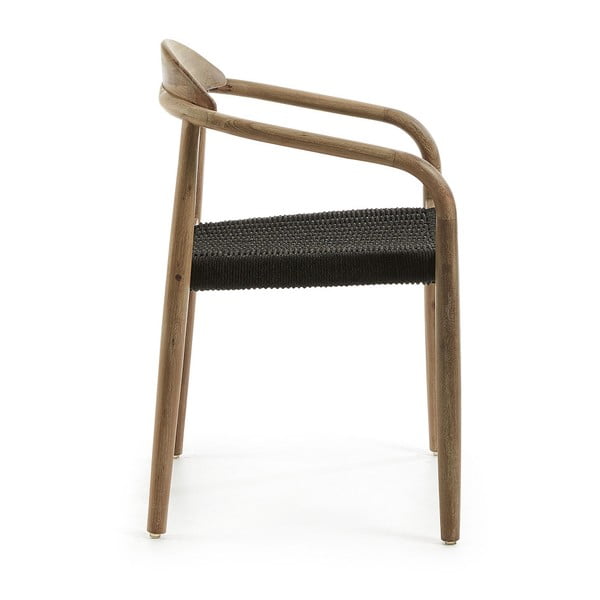 Lesen stol s črnim sedežem Kave Home Glynis-image-3