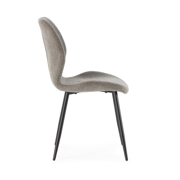 Svetlo sivi oblazinjeni jedilni stoli v kompletu 4 ks Ansu – Marckeric-image-4