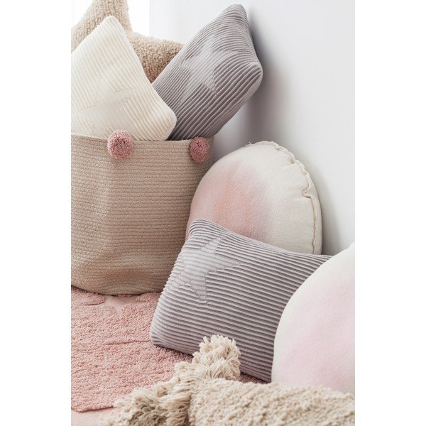 Kremno bela tekstilna otroška škatla za shranjevanje ø 30x30 cm Bubbly – Lorena Canals-image-2