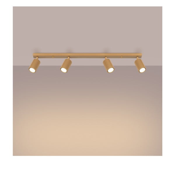 Točkovno svetilo v zlati barvi 6,5x81 cm Gleam – Sollux-image-2