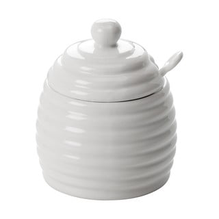 Bela porcelanasta posoda za med Maxwell & Williams Basic, 280 ml