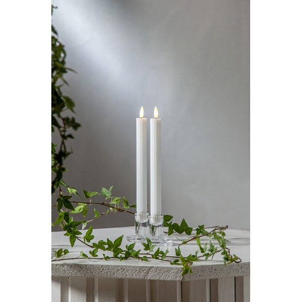 LED sveče v kompletu 2 ks (višina 25 cm) Flamme Stripe – Star Trading-image-3