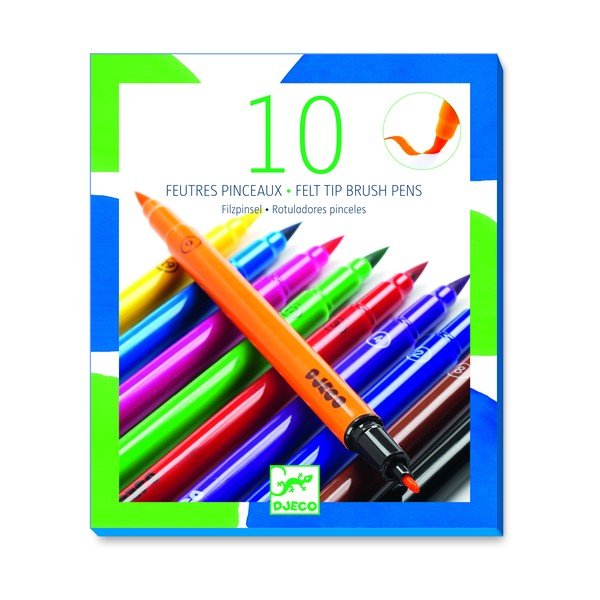 Komplet 10 obojestranskih markerjev Djeco-image-1