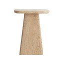 Stranska mizica s kamnito mizno ploščo 40x40 cm Kepami – Light & Living