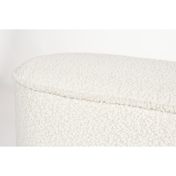 Bela klop iz tkanine bouclé Marcos – White Label-image-3