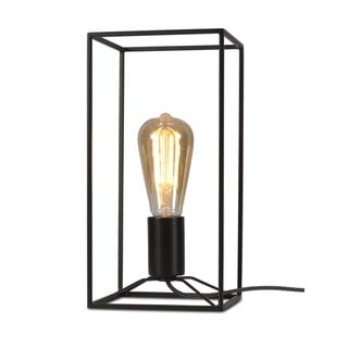 Črna namizna svetilka Citylights Antwerpen, višina 30 cm
