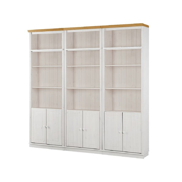 Bel regal iz masivnega bora 222x223 cm Anita – Støraa-image-2