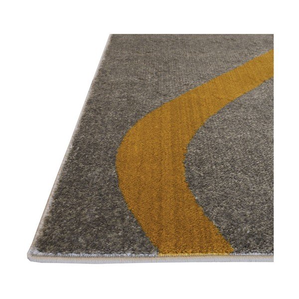 Siva preproga Webtappeti Swirl Yellow, 120 x 160 cm-image-1