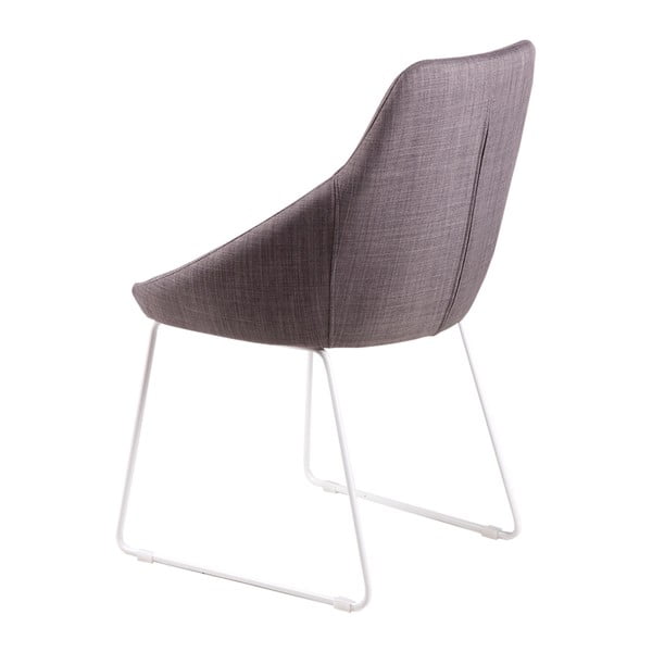 Komplet 2 svetlo sivih jedilnih stolov sømcasa Alba-image-2