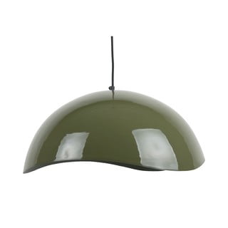 Zelena viseča svetilka s kovinskim senčilom ø 50 cm Waved – Leitmotiv