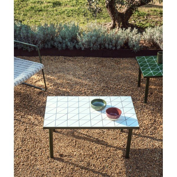 Vrtna mizica s keramično ploščo 51x81 cm Maurina – Kave Home-image-1