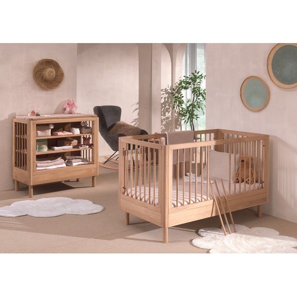 Komplet pohištva za otroke iz masivnega hrasta 2 ks Forrest – Vipack-image-1