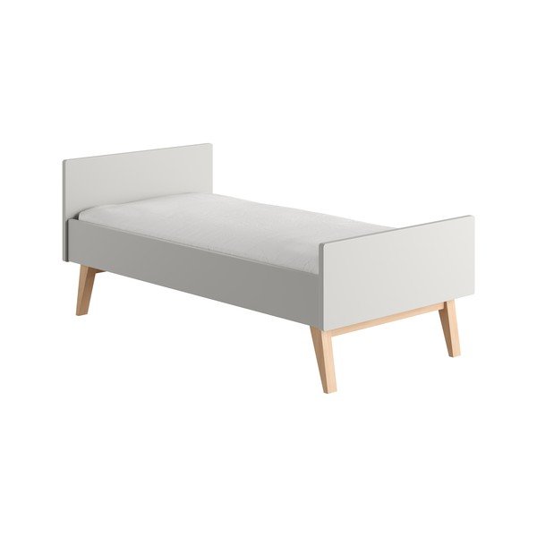 Siva otroška posteljica 70x140 cm Swing – Pinio-image-4