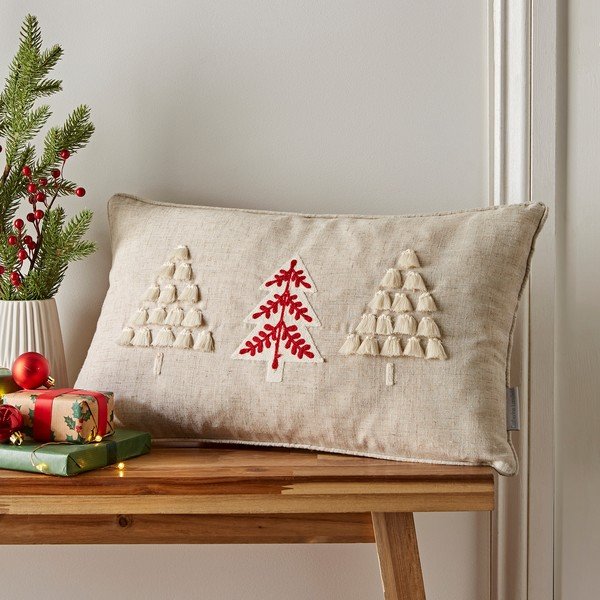 Okrasna blazina z božičnim motivom 30x50 cm Christmas Tree – Catherine Lansfield-image-1