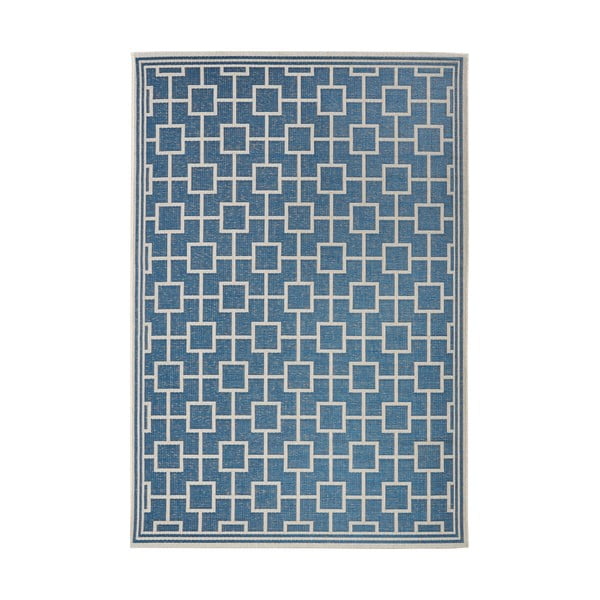 Modra zunanja preproga NORTHRUGS Botany, 160 x 230 cm