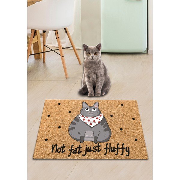 Podloga za posodo za mačke Petpetite Not Fat Just Fluffy, 60 x 40 cm-image-2