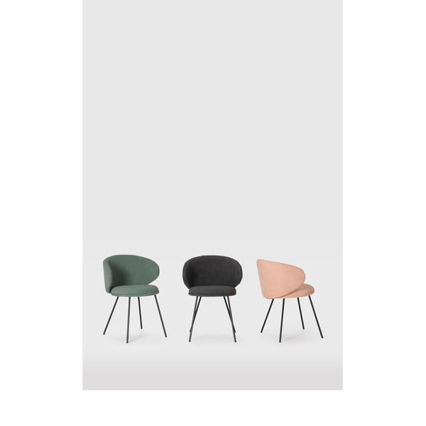 Temno sivi oblazinjeni jedilni stoli v kompletu 2 ks Rush – Marckeric-image-1