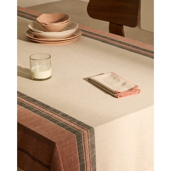 Namizni prt iz mešanice lana 170x250 cm Veliat – Kave Home-image-3