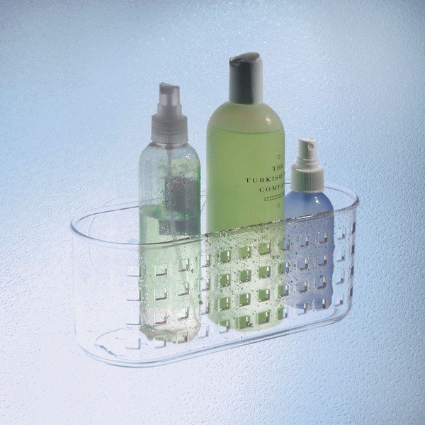 Košara za prho s priseskom iDesign Suction Shower-image-1