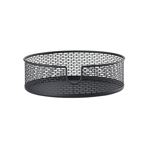 Črna kovinska košara za shranjevanje Zone Inu, ø 20 cm