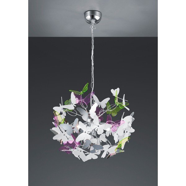 Otroška viseča svetilka s plastičnim senčilom ø 50 cm Butterfly – Reality-image-3