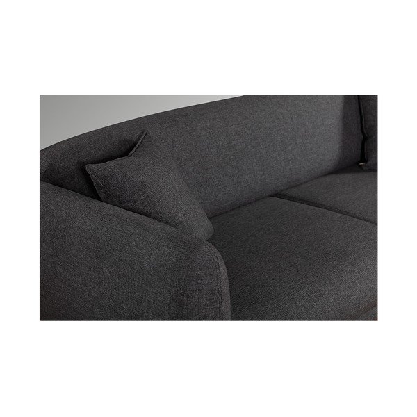 Temno siva raztegljiva sedežna garnitura Pandia Home Mallorca-image-3
