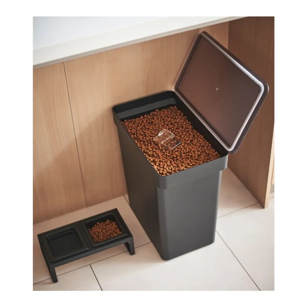 Komplet posode in škatle za brikete za hišne ljubljenčke Tower – YAMAZAKI-image-1