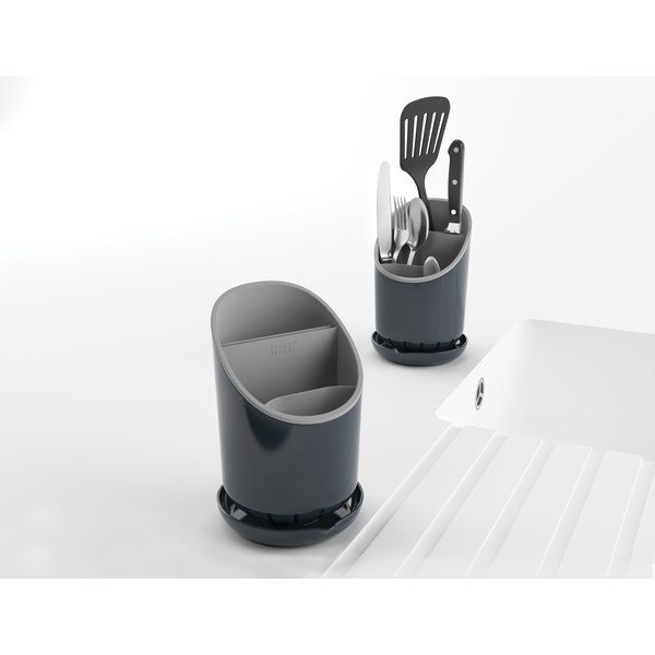 Sivo stojalo za jedilni pribor in kuhinjske pripomočke Joseph Joseph Dock-image-2