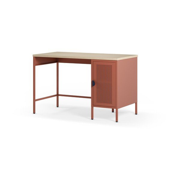 Pisalna miza z mizno ploščo v hrastovem dekorju 60x120 cm Sayla – Marckeric-image-3