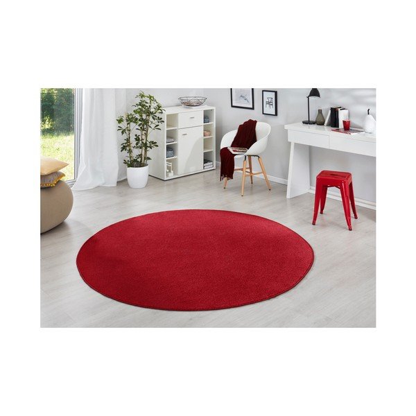Rdeča preproga Hanse Home Fancy, Ø 133 cm-image-1