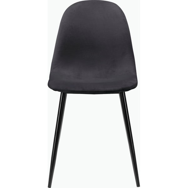 Temno sivi žametni jedilni stoli v kompletu 4 ks Monza – Støraa-image-1