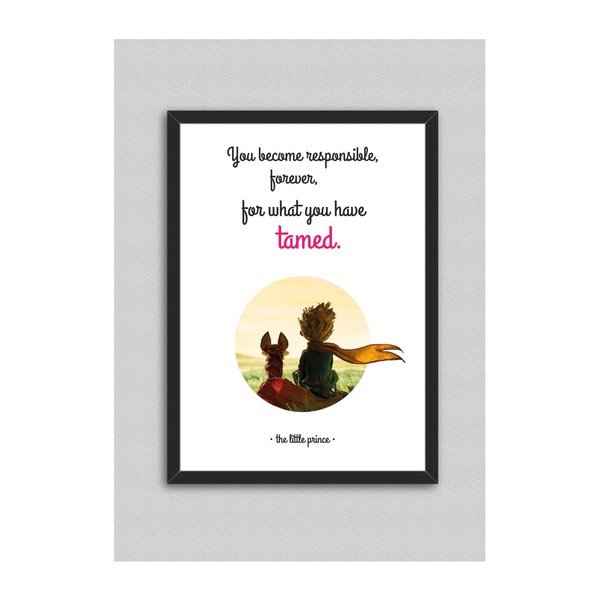 Slika North Carolina Scandinavian Home Decors Little Prince Quote V8, 33 x 43 cm
