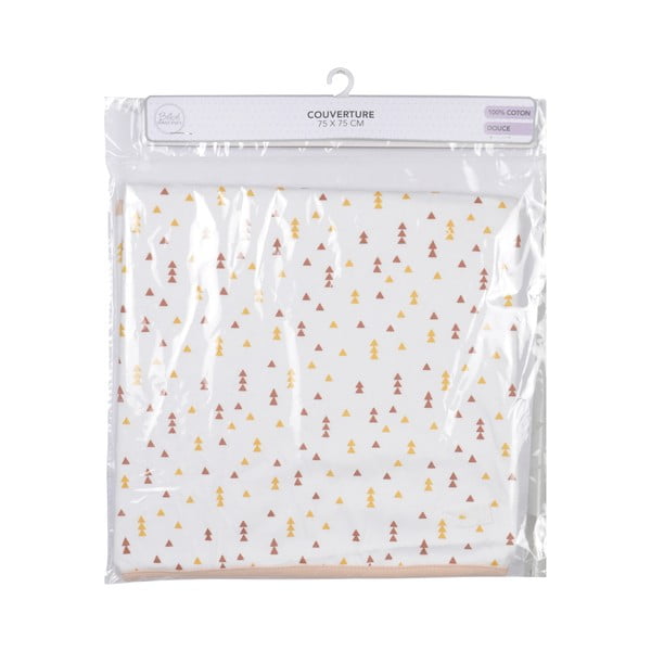 Bela bombažna otroška odeja 75x75 cm Forest – Bébé Douceur-image-1