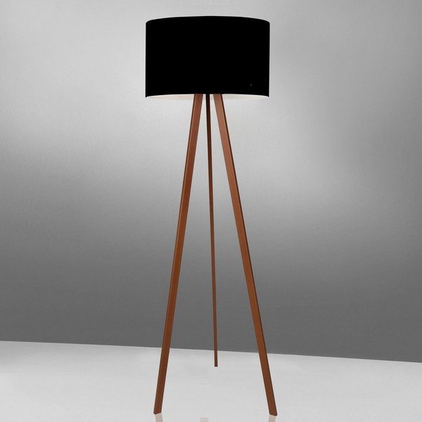 Črna talna svetilka Enostavno-image-1