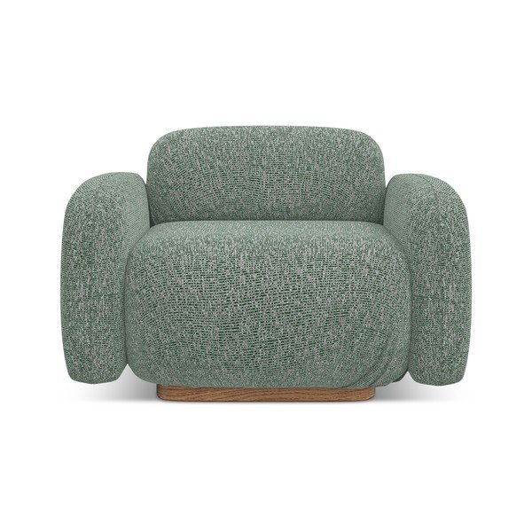 Svetlo zelen fotelj Ailani – Makamii-image-1