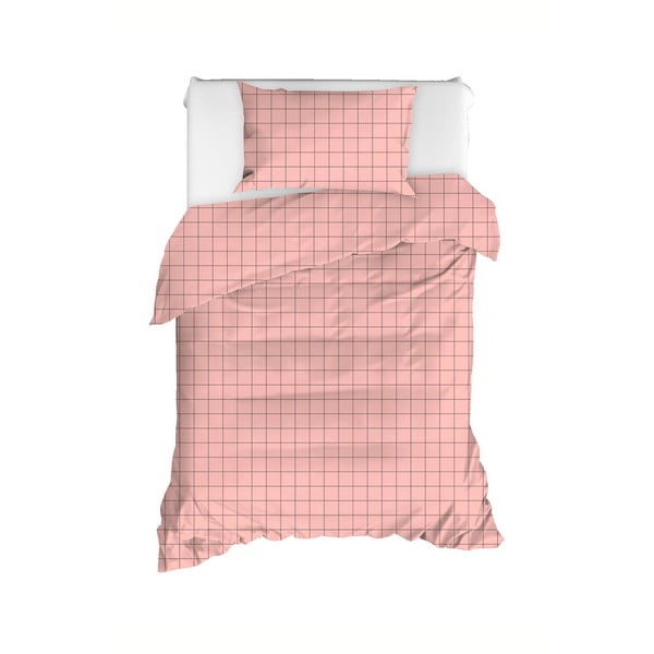 Roza podaljšana bombažna posteljnina 160x220 cm Piga - Mijolnir