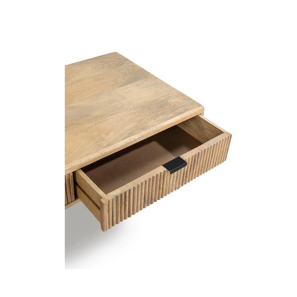 Klubska mizica iz masivnega manga v naravni barvi 60x120 cm Mundra – MOME-image-4