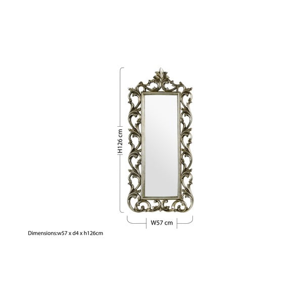 Stensko ogledalo 57x126 cm Champagne – Premier Housewares-image-1