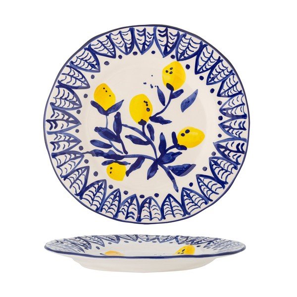 Bel/moder servirni krožnik iz kamenine ø 27 cm Maxima – Bloomingville-image-3