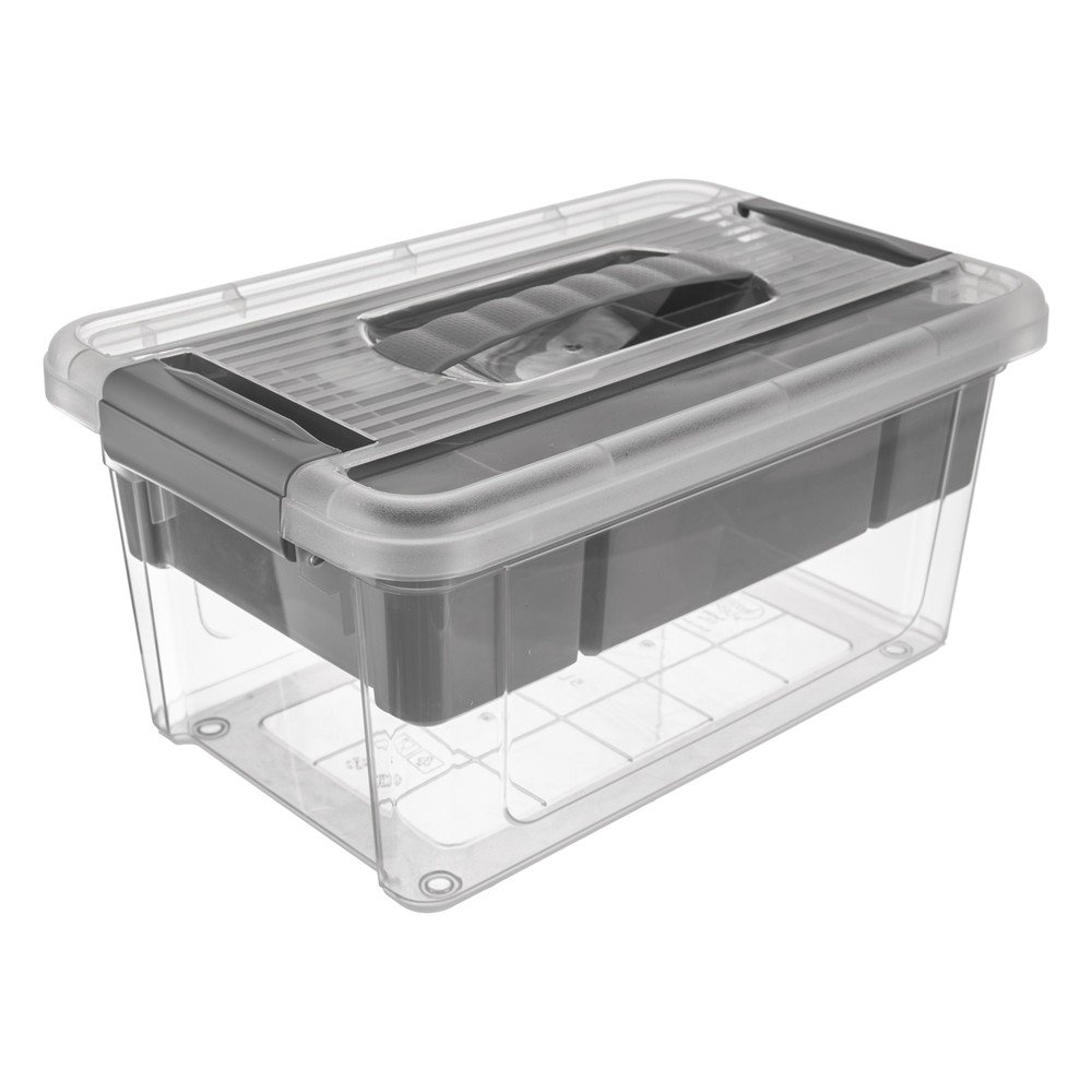 Plastična škatla za shranjevanje s pokrovom 35x23x17 cm Multi Stormax