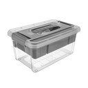 Plastična škatla za shranjevanje s pokrovom 35x23x17 cm Multi Stormax – Orion