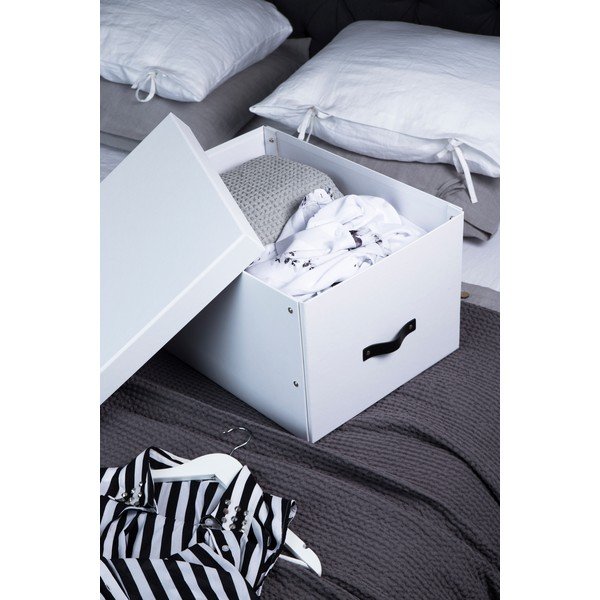 Kartonasta škatla za shranjevanje s pokrovom Tora – Bigso Box of Sweden-image-1