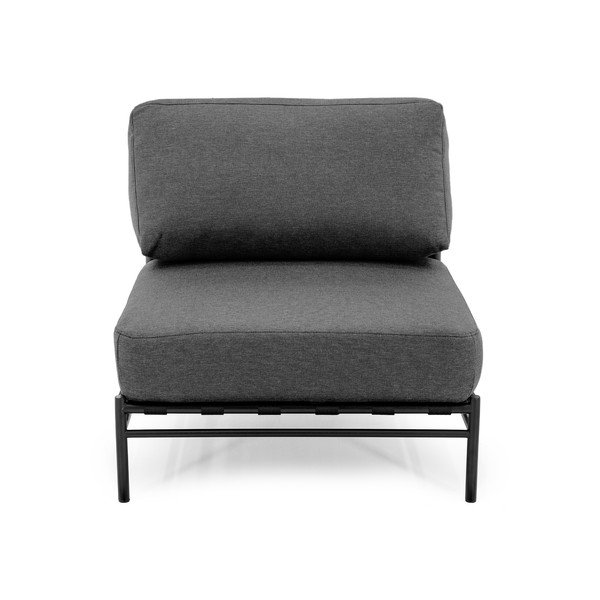 Temno siv modul vrtne sedežne garniture (sredinski modul) Dandy – Sit Sit-image-2