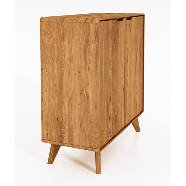 Visoka hrastova komoda 90x92 cm Greg - The Beds-image-2