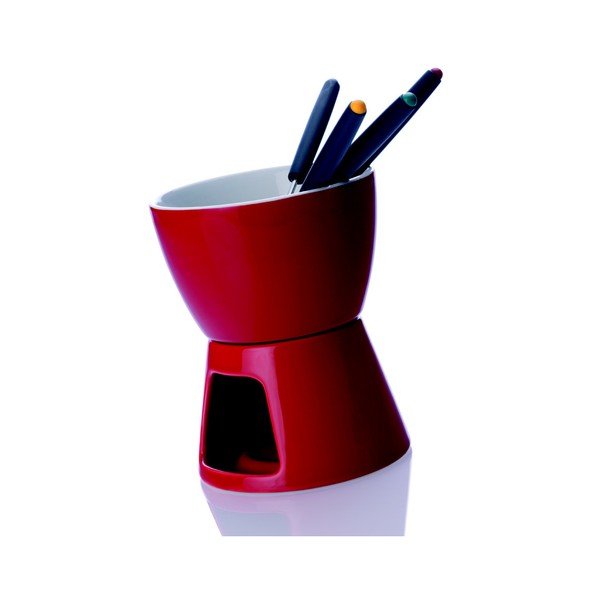 Set za fondue Clique, rdeč