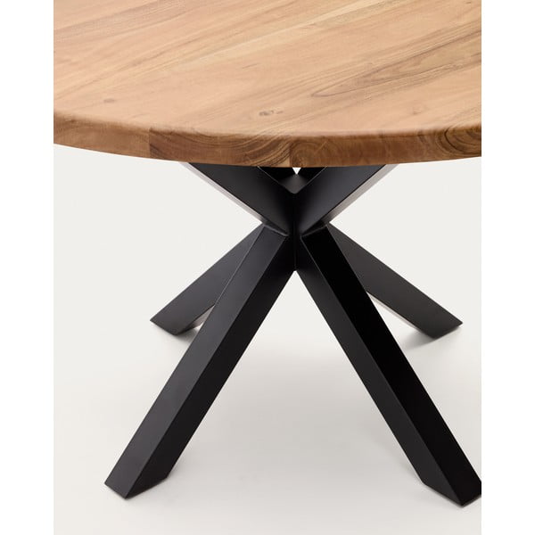 Jedilna miza z mizno ploščo iz akacije ø 150 cm Argo – Kave Home-image-4