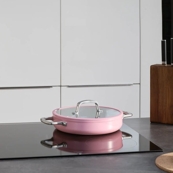 Ponev s pokrovko/s keramično prevleko ø 28 cm tegame Meda 3.0 – FABINI-image-1