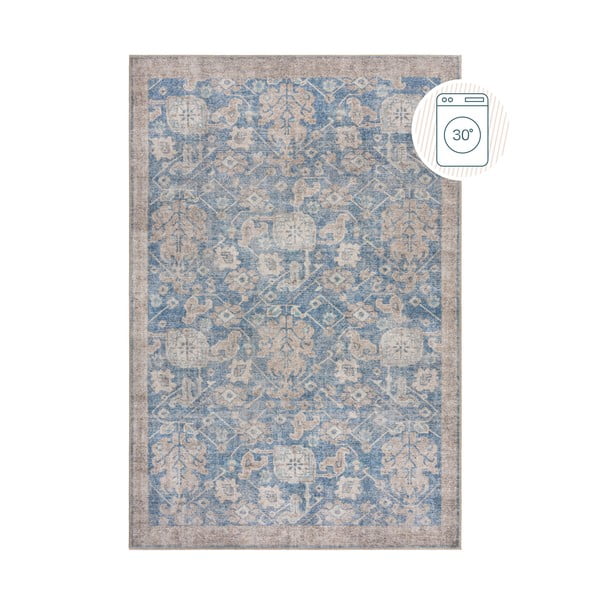 Modra pralna preproga 115x170 cm Orelia Global – Flair Rugs